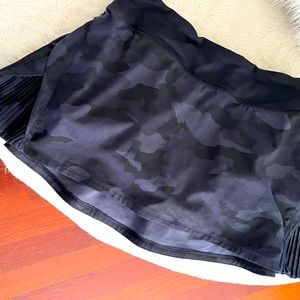 Tennis skirt black camo